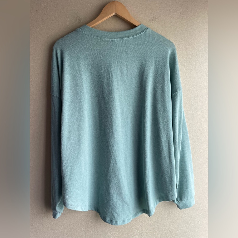 Wishlist Women Blue Top Size S/M Long Sleeve - Picture 5 of 8